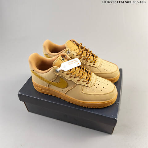 Nike Air Force 1 07 Wheat Brown EU 36-45 Sneaker - Unisex (BS-63174)