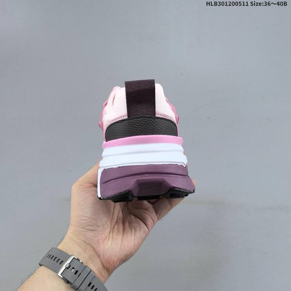 Nike V2K Run light pink dark pink burgundy white black EU 36-40 running shoe