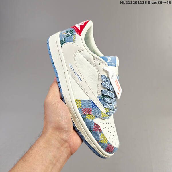 Nike Air Jordan 1 Low x Travis Scott black/light blue EU 36-45 lifestyle