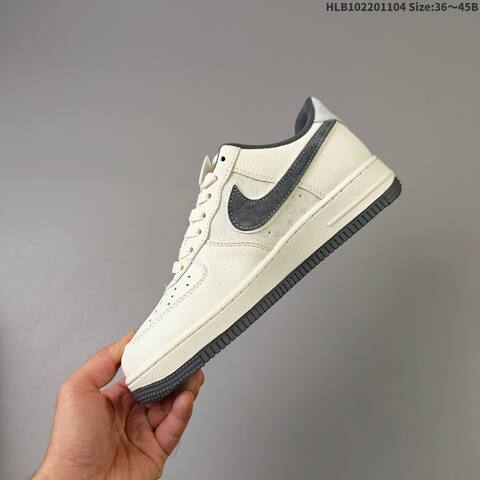 Nike Air Force 1 Low Off White Dark Grey Black EU 36-45 Sneaker - Unisex (BS-63896)