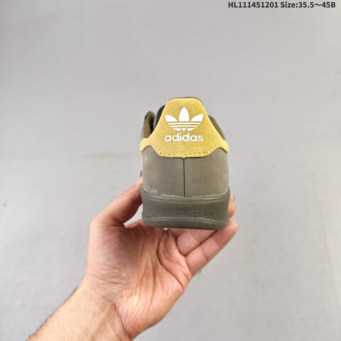 Adidas Gazelle Indoor Olive Yellow Brown White EU 35 5-45 Sneaker - Unisex (BS-65377)