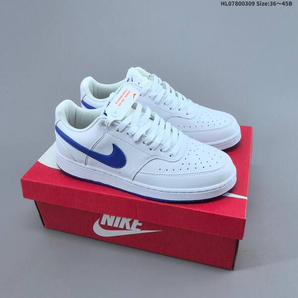 Nike Court Vision 1 Low white black yellow cream EU 36-45 skate shoe