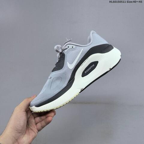 Nike Structure Plus ReactX Air Zoom Grey Black White Purple Orange EU 40-45 Running Shoe - Men's (BS-60413)