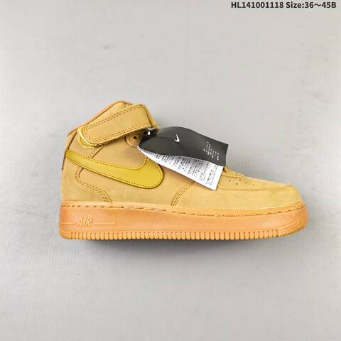 Nike Air Force 1 07 High Wheat Brown Gum EU 36-45 Sneaker - Unisex (BS-63492)