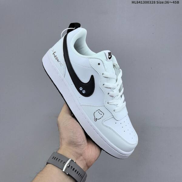 Nike Court Borough Low 2 white black EU 36-45 skate shoe