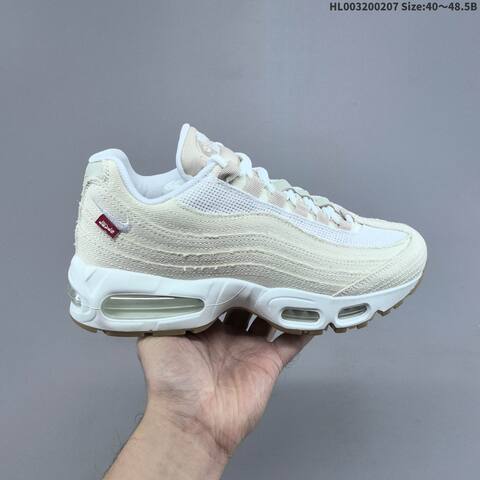 Nike Air Max 95 Levis White Ecru Gum Red EU 40-48 5 Sneaker - Men's (BS-61502)