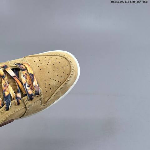 Nike SB Dunk Low Pro IO9508-200 Wheat Brown White EU 36-45 Skate Shoe - Unisex (BS-61945)