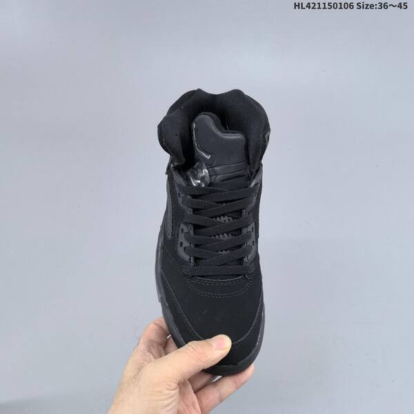 Jordan Air Jordan 5 Retro black / wolf grey 36~45 basketball