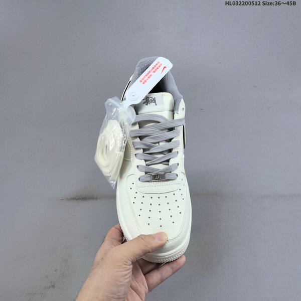 Nike Air Force 1 Low Stussy light beige grey black EU 36-45 sneaker