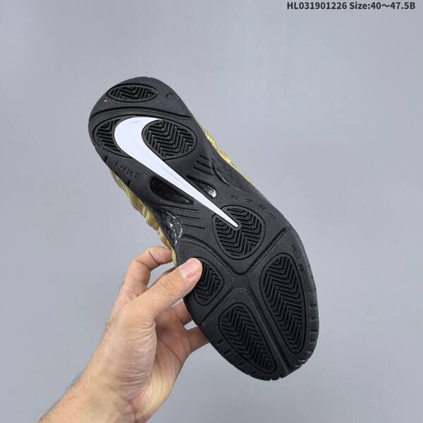 Nike Little Posite Pro 624041-701 metallic gold black white EU 40-47 5 basketball shoe