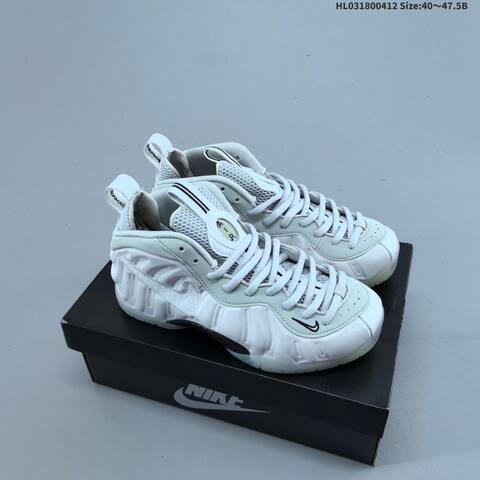 Nike Air Foamposite One Black Purple Silver White EU 40-47 5 Basketball Shoe - Men's (BS-60786)
