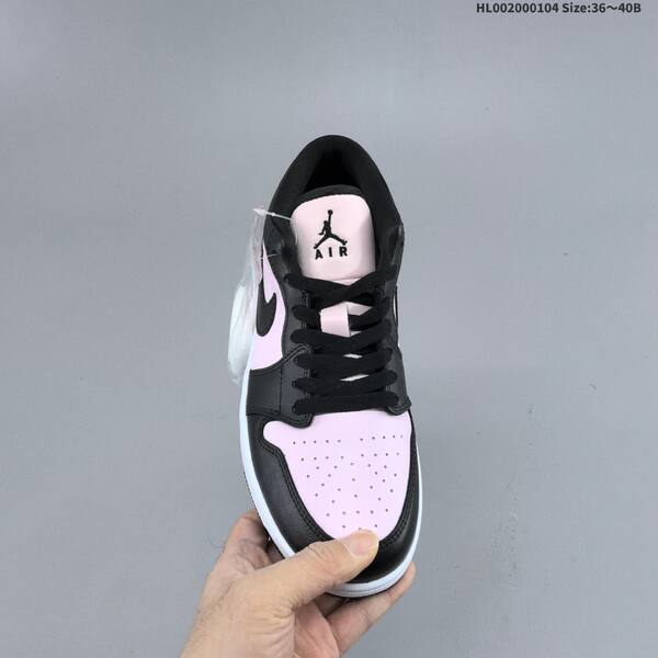Jordan Air Jordan 1 Low black/pink/white 36~40B casual