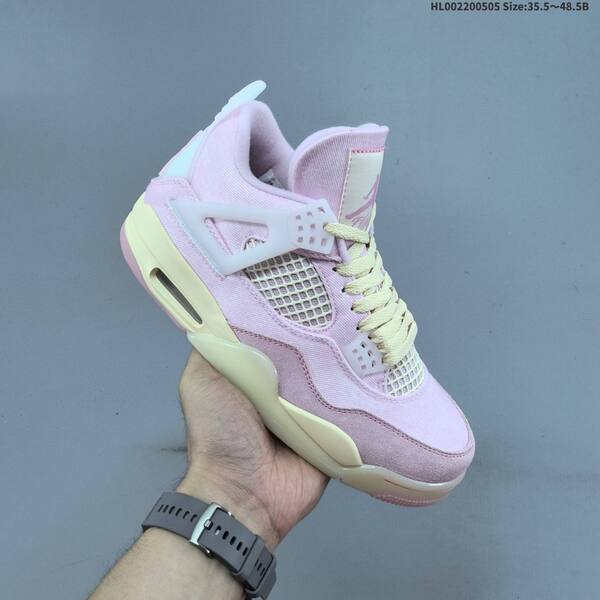 Jordan Air Jordan 4 Retro Pink/Cream 35.5-48.5 basketball