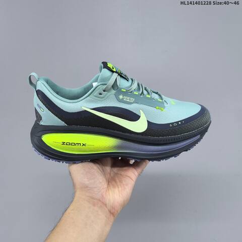 Nike Vomero 18 GTX ReactX Air Zoom Light Blue Neon Yellow Dark Blue Black EU 40-46 Running Shoe - Men's (BS-62368)