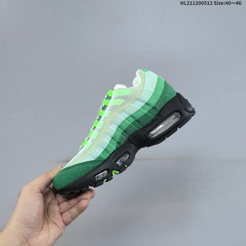 Nike Air Max 95 Black Yellow Silver Neon Green EU 40-46 Running Shoe - Men's (BS-60355)