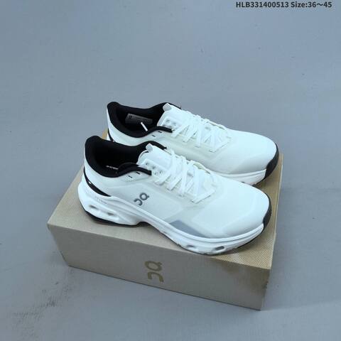 On Cloudpulse 2 White Black And Dark Green Black EU 36-45 Running Shoe Running Sneakers - Unisex (BS-69555)