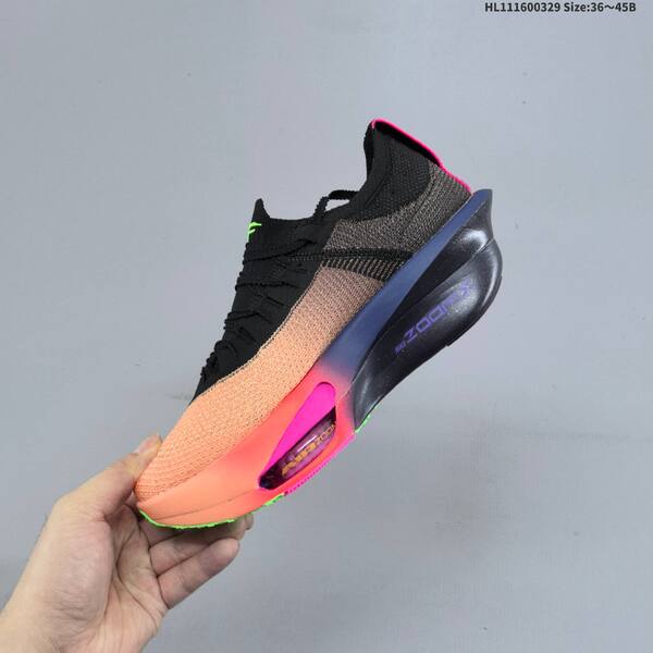 Nike Air Zoom Alphafly Next 3 black orange pink purple green EU 36-45 running shoe