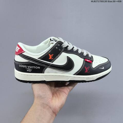 Nike Dunk SB Low Off White Navy Blue EU 36-45 Skate Shoe - Unisex (BS-61641)