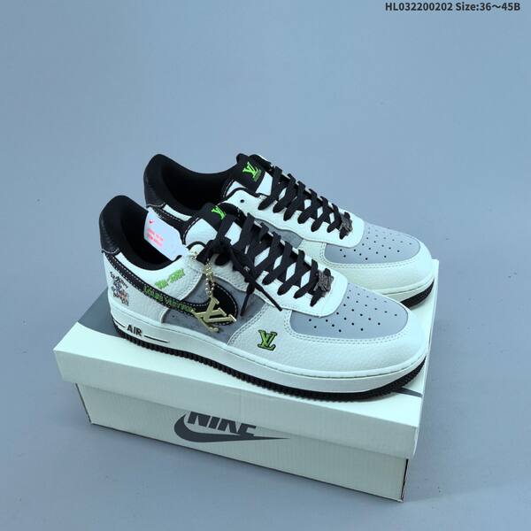 Nike Air Force 1 07 Low off white silver red EU 36-45 sneaker