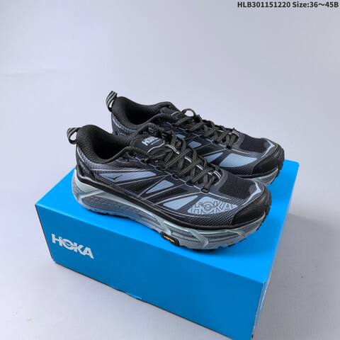 HOKA ONE ONE Mafate Speed 2 Low White Light Grey Cream EU 36-45 Trail Shoe Trail Running Sneakers - Unisex (BS-69425)