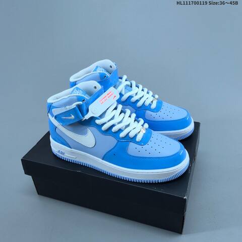 Nike Air Force 1 Mid 07 Blue White Light Blue EU 36-45 Sneaker - Unisex (BS-61890)