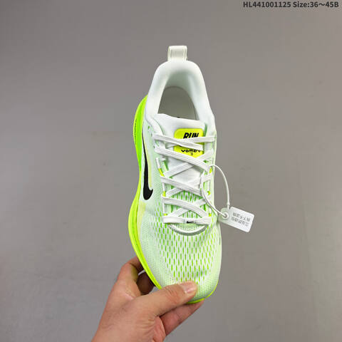 Nike Vomero 18 White Neon Volt Black EU 36-45 Running Shoe - Unisex (BS-63067)
