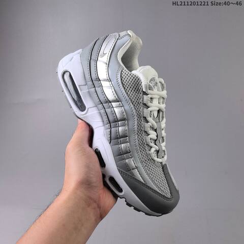 Nike Air Max 95 White Black Neon Green Grey EU 40-46 Running Shoe - Men's (BS-62507)