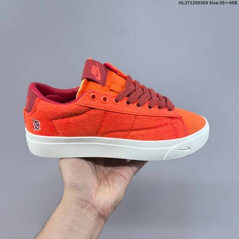 Nike Blazer Low Devin Booker Detroit Tigers Navy Orange White EU 36-45 Skate Shoe - Unisex (BS-61435)