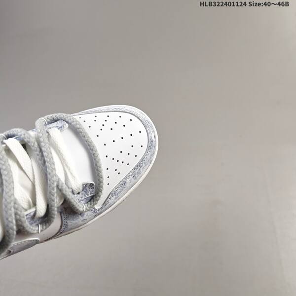Nike SB Dunk Low Retro DIY white light grey blue EU 40-46 skate shoe