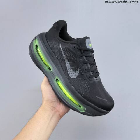 Nike Air Zoom Vomero Premium Black Neon Green Dark Grey EU 36-46 Running Shoe - Unisex (BS-61539)
