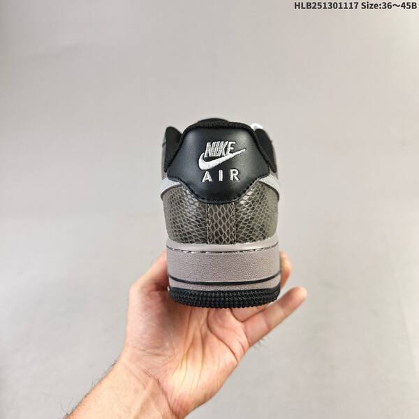 Nike Air Force 1 07 black grey taupe EU 36-45 sneaker