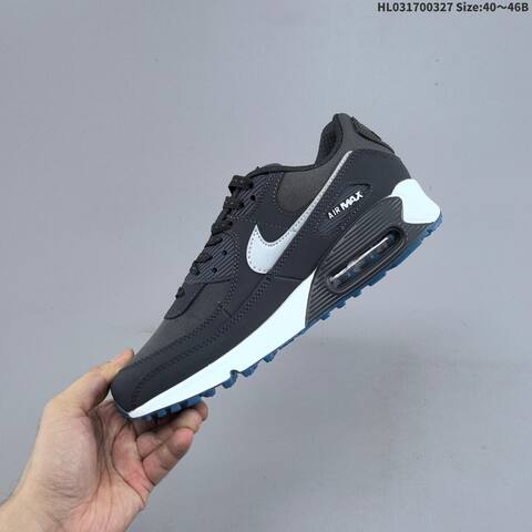 Nike Air Max 90 Black Dark Grey Turquoise White EU 40-46 Sneaker - Men's (BS-61112)