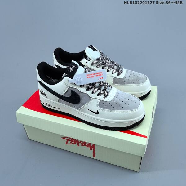 Nike Air Force 1 07 LV8 black white gray EU 36-45 sneaker