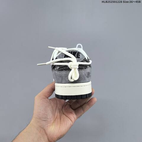 Nike Dunk SB Low Off White Gray Black EU 36-45 Skate Shoe - Unisex (BS-62378)