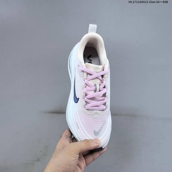 Nike Vomero Plus ReactX Air Zoom white pink light green navy EU 36 40 running shoe EU 36-40