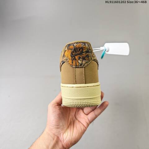 Nike Air Force 1 07 Tan Beige Brown Camo EU 36-46 Sneaker - Unisex (BS-62882)