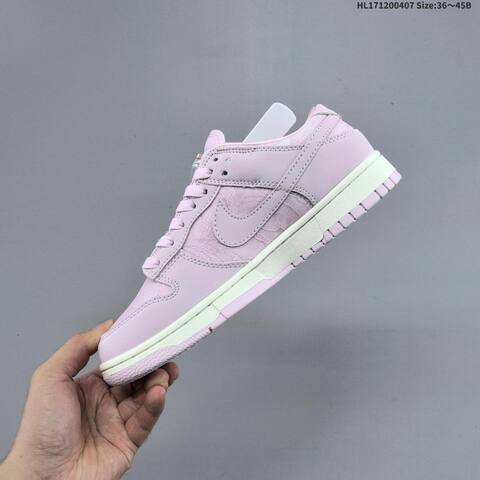 Nike SB Dunk Low Zoom Air Light Pink Sail White EU 36-45 Skate Shoe - Unisex (BS-60913)