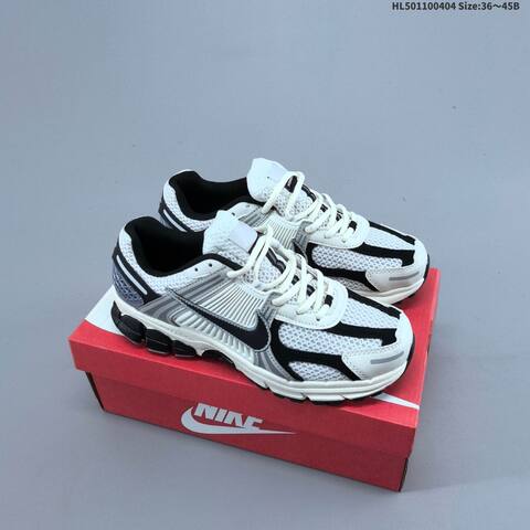 Nike Zoom Vomero 5 HQ1182 001 White Black Grey Sail EU 36-45 Running Shoe - Unisex (BS-60936)