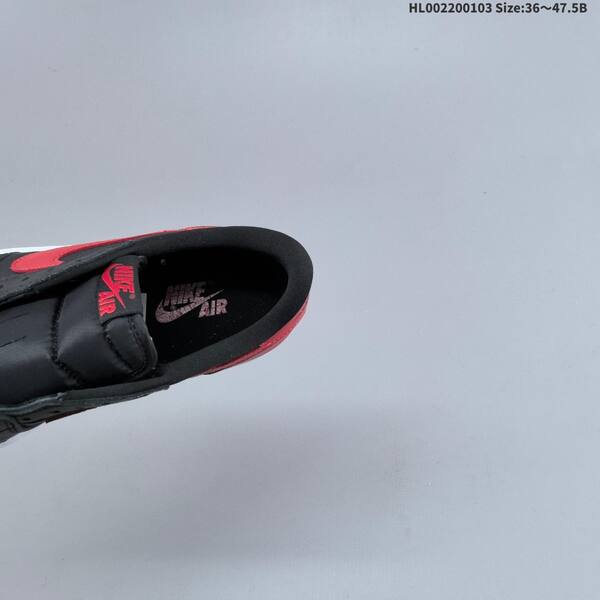 Nike Air Jordan 1 Low OG black/red/white 36~47.5 basketball