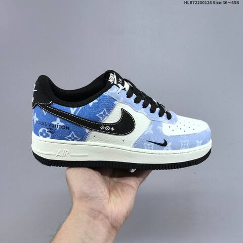 Nike Air Force 1 07 Low Light Beige White Black Red EU 36-45 Sneaker - Unisex (BS-61741)