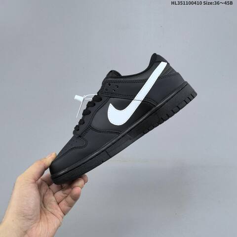 Nike Dunk Low Black White EU 36-45 Skate Shoe - Unisex (BS-60837)