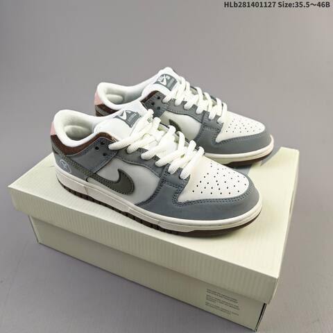 Nike SB Dunk Low Off White Grey Brown Pink EU 35 5-46 Skate Shoe - Unisex (BS-63011)