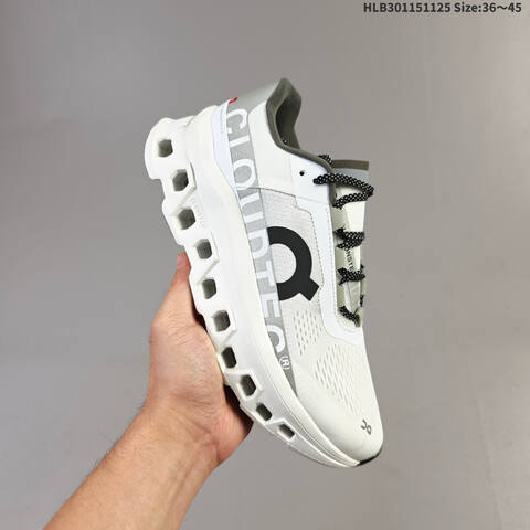 On Cloudmonster Grey Purple White Orange Black EU 36-45 Running Shoe Running Sneakers - Unisex (BS-69767)