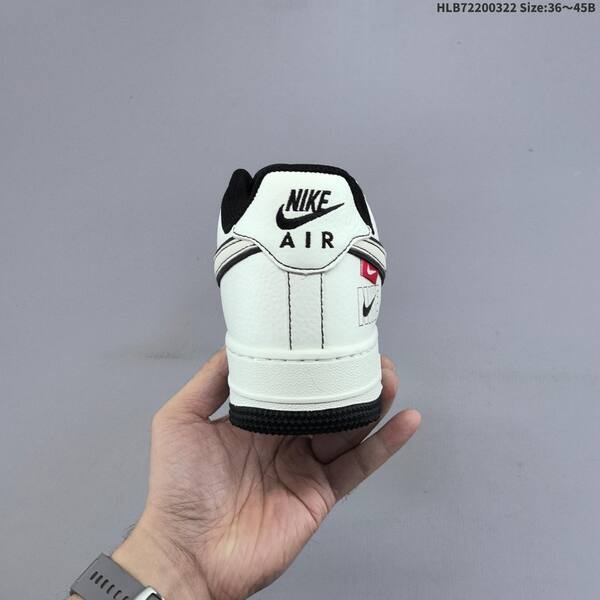 Nike Air Force 1 07 LV8 white black red EU 36-45 sneaker