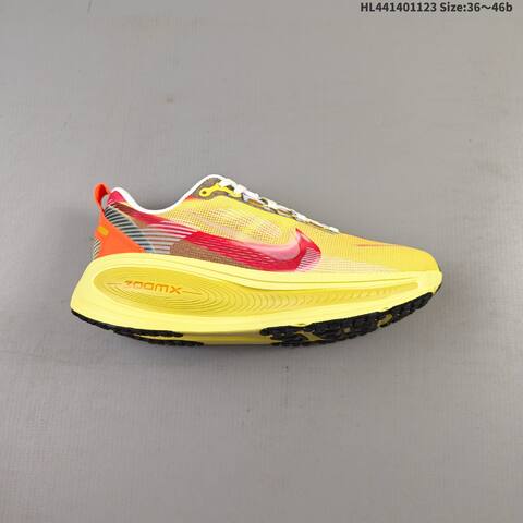 Nike Vomero 18 ReactX Air Zoom Yellow Red Orange White EU 36-46 Running Shoe - Unisex (BS-63191)