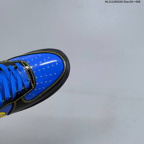 Nike Air Force 1 07 Black Blue Yellow EU 36-45 Sneaker - Unisex (BS-61125)