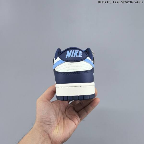 Nike SB Dunk Low Supreme white grey light blue navy blue EU 36-45 skate shoe