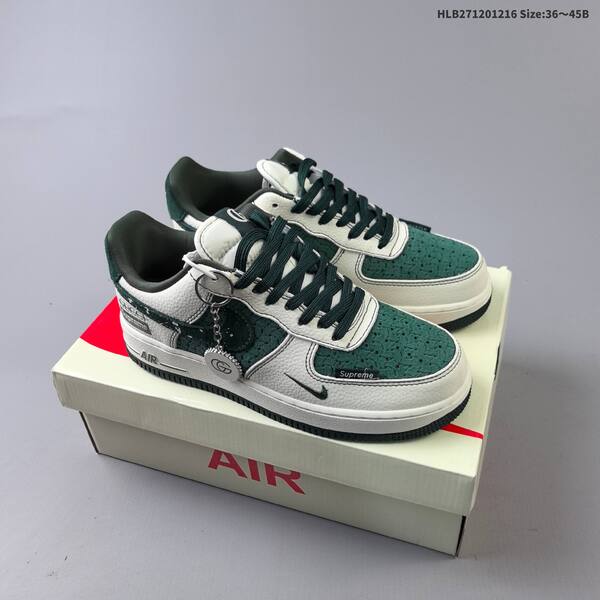 Nike Air Force 1 07 white black grey dark green EU 36 45 skate shoe EU 36-45