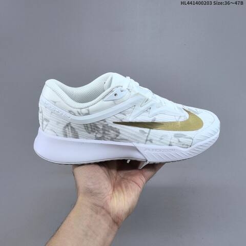 Nike Vapor Pro 3 White Gold Beige Brown EU 36-47 Tennis Shoe - Unisex (BS-61566)
