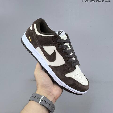 Nike Dunk SB Low Off White Dark Brown White EU 40-46 Skate Shoe - Men's (BS-60484)